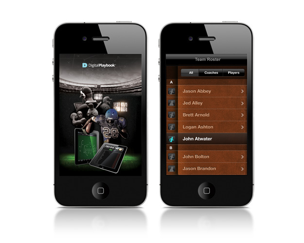 Screenshot of Digital Playbook on iPad