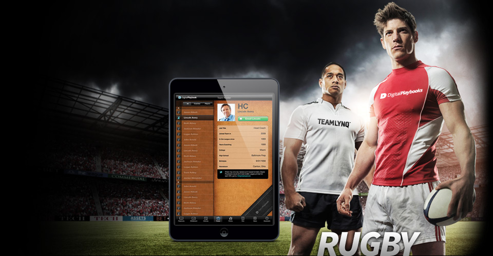 Screenshot of Digital Playbook Rugby Players app for the ipad