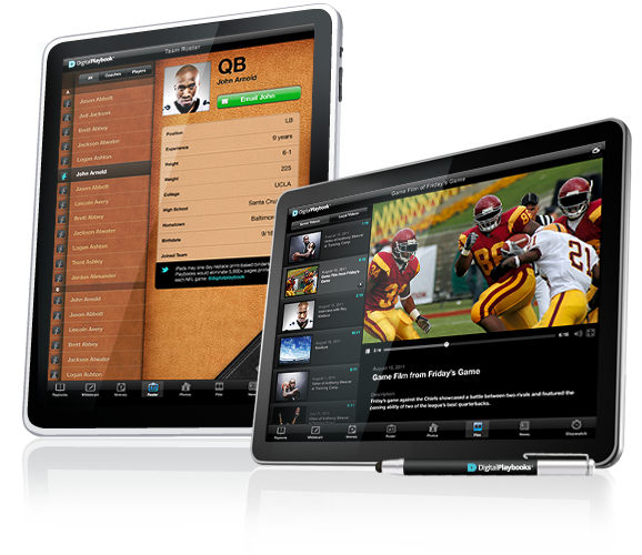 Image of Digital Playbook Roster for Sports Teams, NFL football, NBA, MLB, NHL
