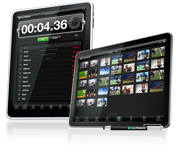 Image of Digital Playbook Playing Field tablet for Sports Teams, NFL, NBA, MLB, NHL