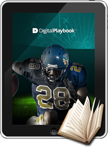 Image of Football player on Digital Playbook for the iPad